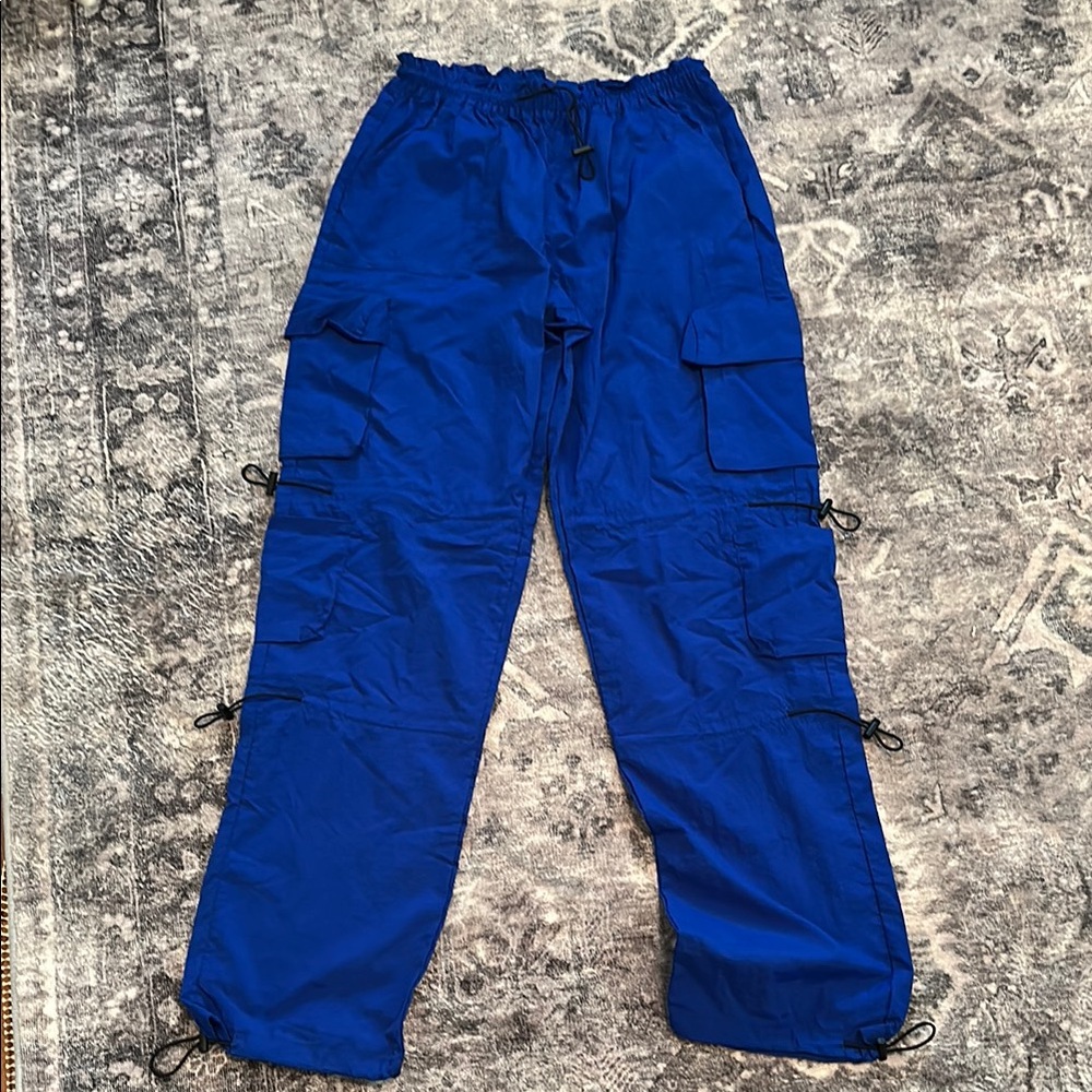 Women’s Blue Cargo Pants